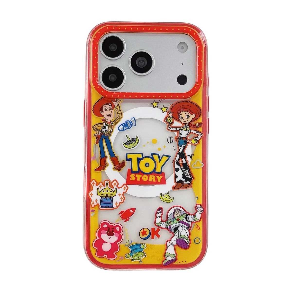 Toy Story Water Slide Game Phone Case with Beaded Strap for iPhone 17 16 15 14 13 Pro Max — MagSafe